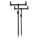 CARP ACADEMY Bottartó készlet 2db-os  25cm fej+ 40-60cm leszúró nyél   