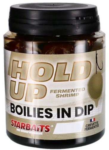 STARBAITS Boilies in Dip Hold Up Fermented Shrimp 150g 20mm