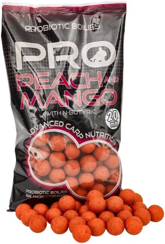 STARBAITS Boilies Pro Peach & Mango 800g 20mm