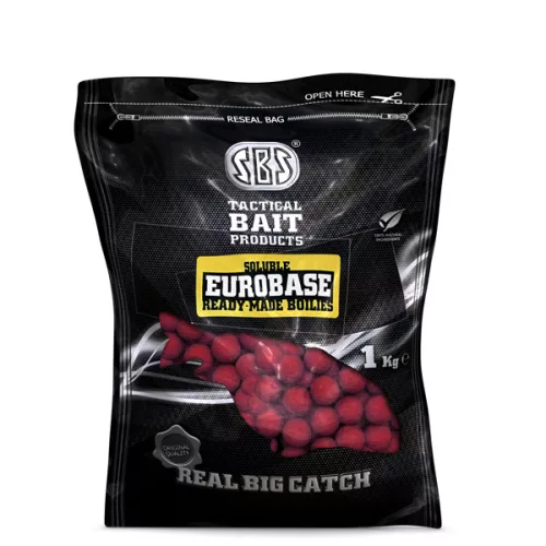 SBS Soluble EuroBase Ready-Made Boilies" "24 mm Squid & Octopus & Mulberry