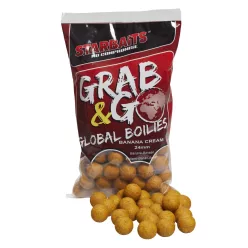 Starbaits Boilies Global Banana Cream 800g 24mm