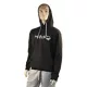 THE ONE HOODED SWEATSHIRT BLACK/FINE GREY S