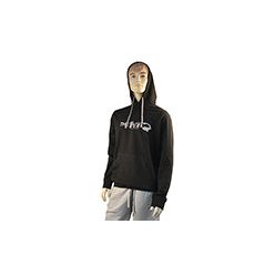 THE ONE HOODED SWEATSHIRT BLACK/FINE GREY XXL