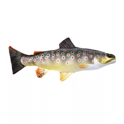 HALASPÁRNA  MINI BARNA PISZTRÁNG 35 CM