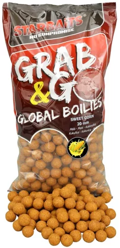 STARBAITS G&G GLOBAL BOILIES 2,5KG SWEET CORN 20MM