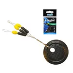 STOPPER KAMASAKI DUPLA FEKETE/SÁRGA XL