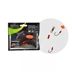   WIZARD MONSTER SURFACE LIVEBAIT DOUBLE MONO RIG 6/0+ 8/0 SPECIMEN