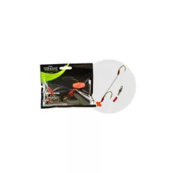   WIZARD MONSTER SURFACE LIVEBAIT DOUBLE MONOBRAID RIG 9/0+11/0 ROUND