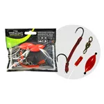 WIZARD MONSTER RIVER DOUBLE UPOSE PRO MONOBRAID RIG 4+4G 7/0+9/0 ROUND