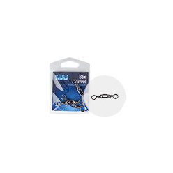 KOOS BRASS BOX SWIVEL EXTRA HARCSÁS FORGÓ 5/0 2DB/CSOMAG