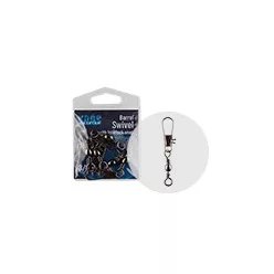 KOOS BARREL FORGÓ WITH INTERLOCK SNAP 4/0 4PCS/BAG