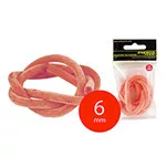 CSÚZLIGUMI CSOMAGOLT 3,0X1,5MM FLUO SÁRGA 60CM
