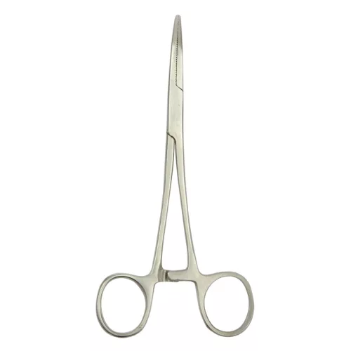 NEVIS Horogkiszedő csipesz 20cm hajlított (3111)