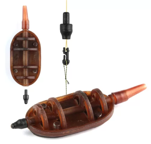 NEVIS Method Flat feeder kosár L 50g