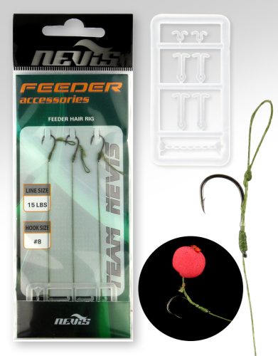 NEVIS Feeder fonott előke 10 3db/cs  