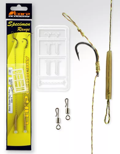 CARP ACADEMY Basic Super Rig 6-os méret 2db/cs