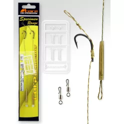 CARP ACADEMY Basic Super Rig Teflon 4-es méret 2db/cs