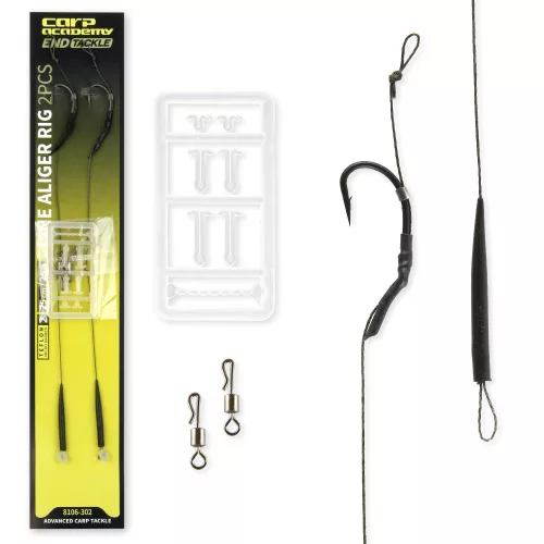 CARP ACADEMY Line Aliger Rig Teflon 2db/cs  4-es méret