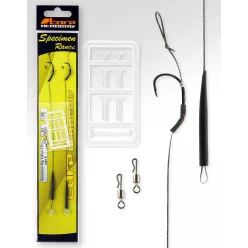 CARP ACADEMY Snowmen Rig Teflon 6-os méret 2db/cs