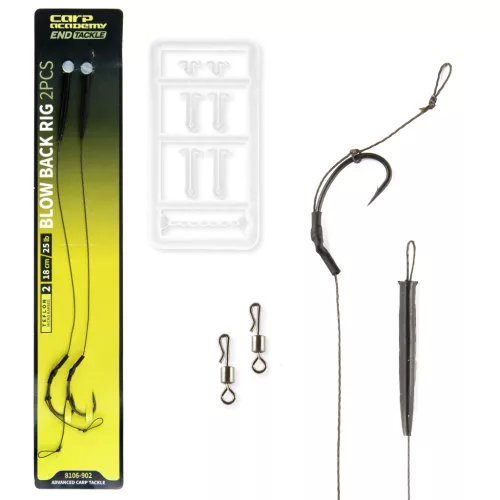 CARP ACADEMY Blow Back Rig 2db/cs 2-es méret