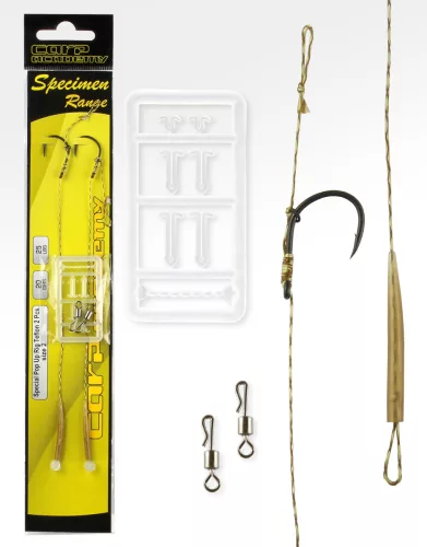 CARP ACADEMY Special Pop Up Rig Teflon 2db/cs 2-es méret