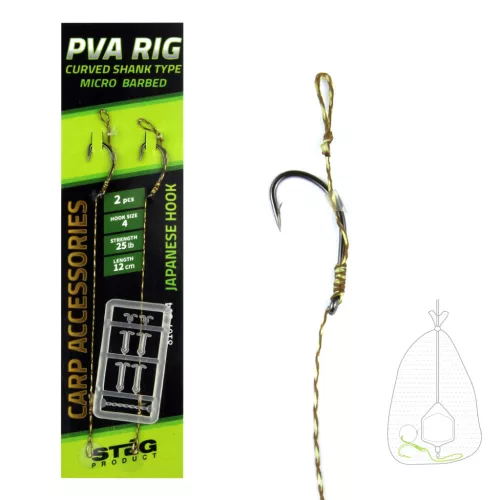 STÉG PVA Előke 12cm 6-os 2db/cs