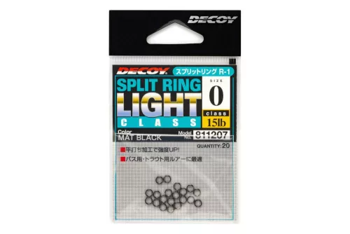 KULCSKARIKA SPLIT RING DECOY R-1 LIGHT CLASS BLACK 2 30lbs