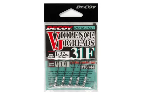 JIG FEJ DECOY VJ-31F VIOLENCE JIGHEAD #1/0 1.8gr