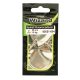 WIZARD SPIRÁL KAPOCS 4 FLUOROCARBON ELŐKE 15KG 25CM 2DB/CS