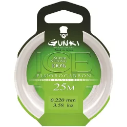 Gunki Fluorocarbone Ice 25M 0,22mm 3,58kg