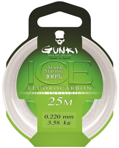 Gunki Fluorocarbone Ice 25M 0,54mm 17,38kg