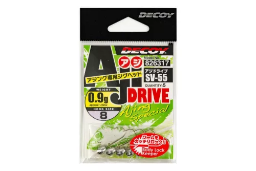 JIG FEJ DECOY SV-55 AJI DRIVE #8 1.8gr
