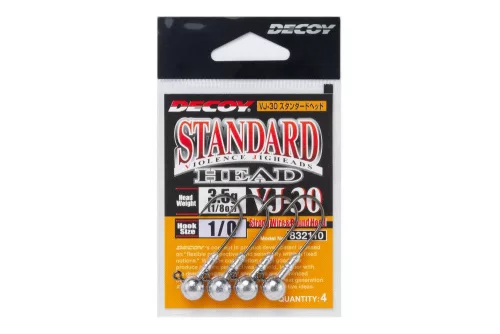 JIG FEJ DECOY VJ-30 STANDARD HEAD #1/0 3.5gr