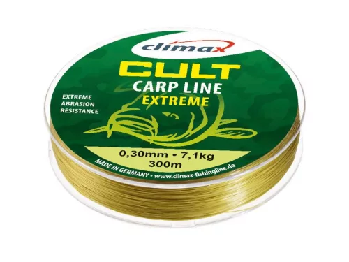 CLIMAX CULT CARP EXTREME MONO 300m 0.35mm Matt Olive