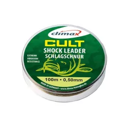   CLIMAX CULT CARP SHOCK LEADER 100m 0.50mm 35lb 15.5kg Camouflage