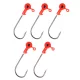 NEVIS Gumihal fej piros 5/0 3g 5db/cs  
