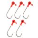 NEVIS Gumihal fej piros 3/0 5g 5db/cs  