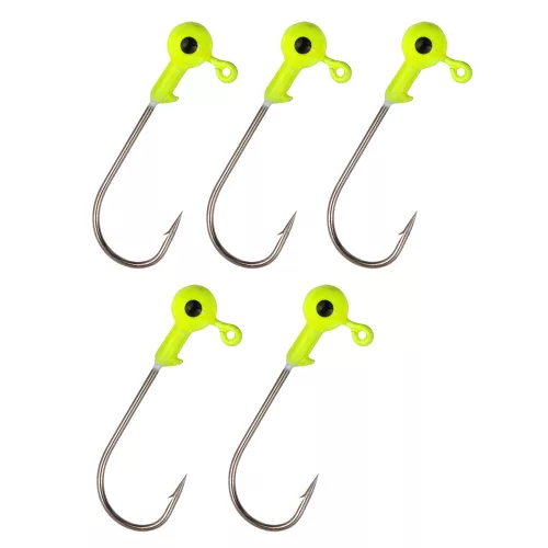 NEVIS Gumihal fej sárga 4/0 5g 5db/cs 