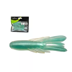 WIZARD BASS GRUB CLEAR-GREEN 7CM 5PCS/BAG