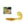 WIZARD HARPEX TWIST DOUBLE EVO GOLDEN 9CM 5PCS/BAG