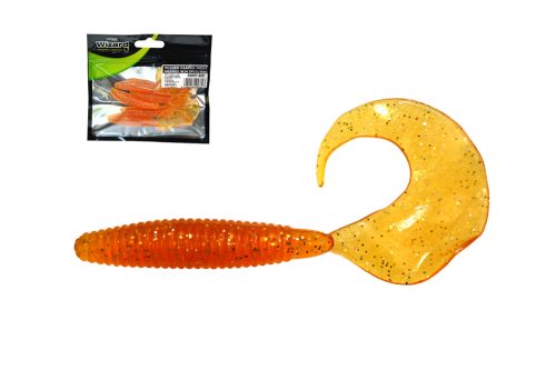 WIZARD HARPEX TWIST ORANGE 9CM 5PCS/BAG