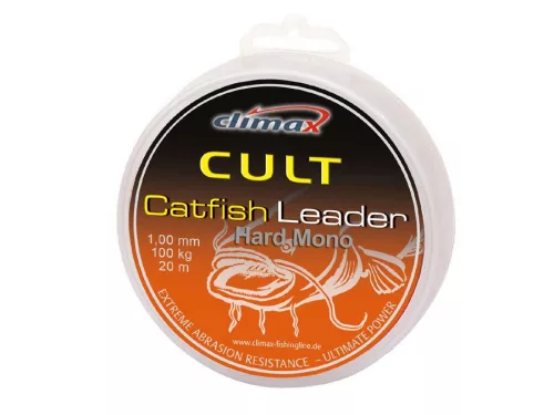CLIMAX CULT CATFISH HARD MONO LEADER 50m 0.90mm 60kg