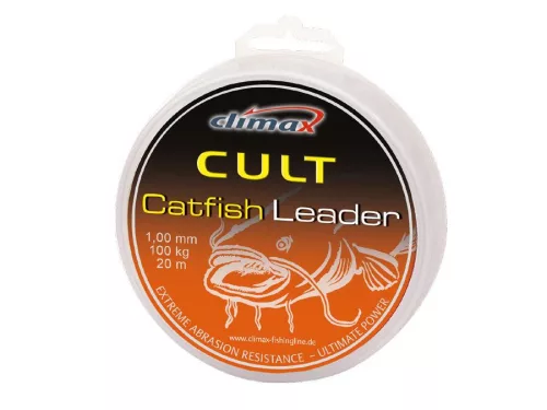 CLIMAX CULT CATFISH HAVY BRAID LEADER 20m 1.00mm 100kg Grey