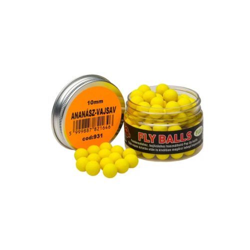 BETAMIX Fly Balls Ananász-Vajsav Sárga/Piros 10 mm 30 g