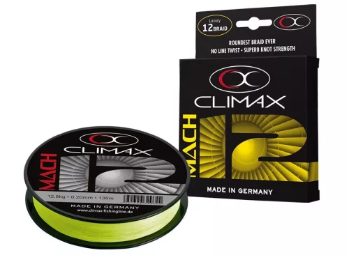 CLIMAX MACH X12 FLUO YELLOW 135m 0.11mm 6.0kg