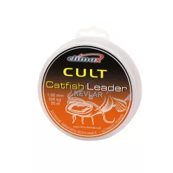   CLIMAX CULT CATFISH KEVLAR LEADER 20m 1.30mm 150kg Olive Green
