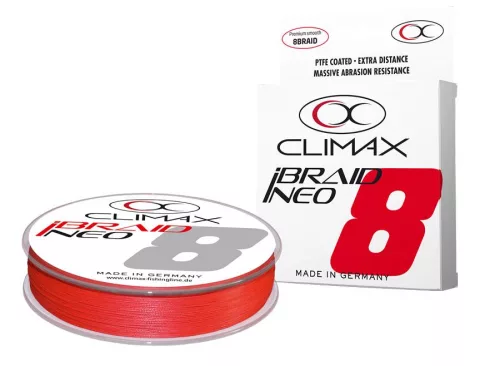 CLIMAX iBRAID NEO X8 FLUO RED 135m 0.08mm 4.9kg