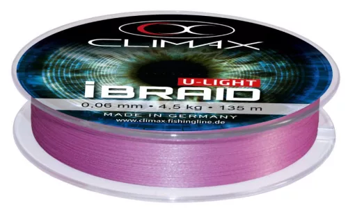 CLIMAX iBRAID U-LIGHT FLUO PURPLE 135m 0.08mm 6.0kg