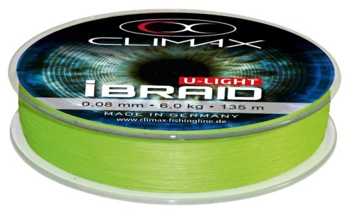 CLIMAX iBRAID U-LIGHT CHARTREUSE 135m 0.10mm 7.5kg