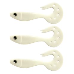 NEVIS Twister Shad Nevis  3db/cs (Classic White)  